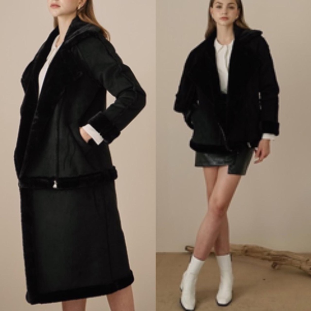 Detachable Warm Mustang Black